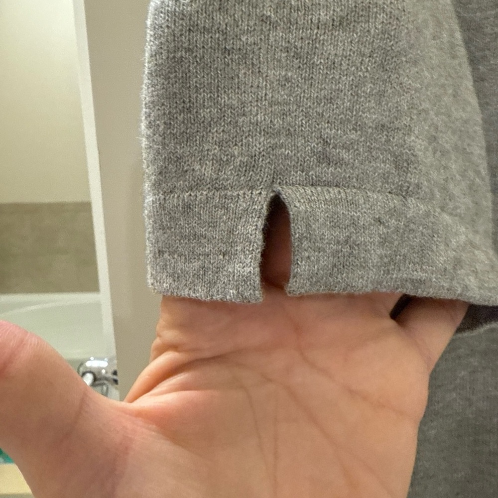 Lisa Todd Gray and Orange Crew Neck Sweater - Picture 4 of 6